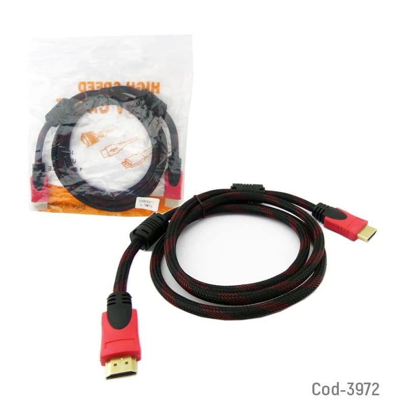 2x cables Hdmi Macho 1,5mt Doble Filtro Malla