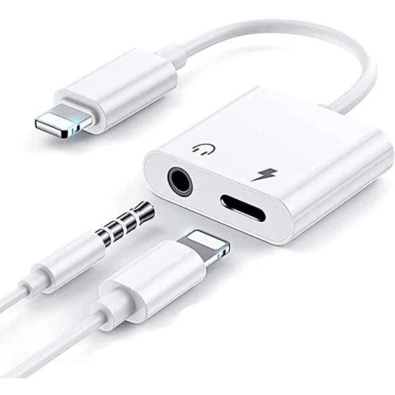 2x adaptaor lightning 3,5mm