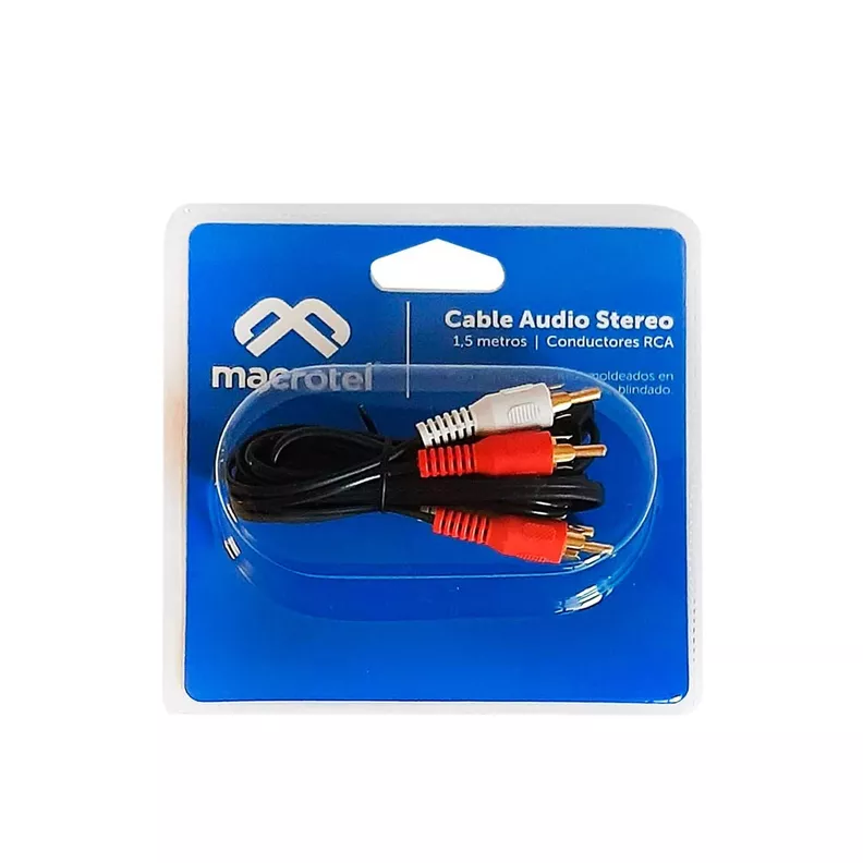 cable Audio Stereo 1,5 mts