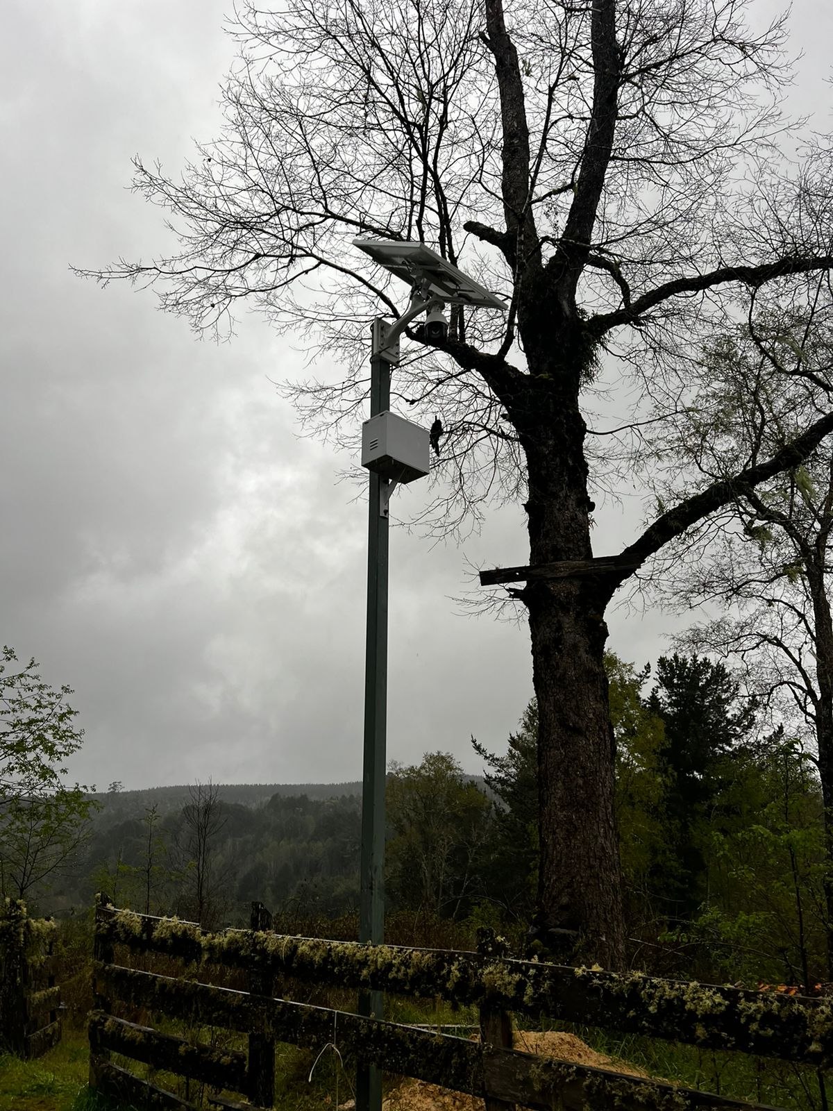 Instalación de un sistema de vigilancia en una propiedad rural